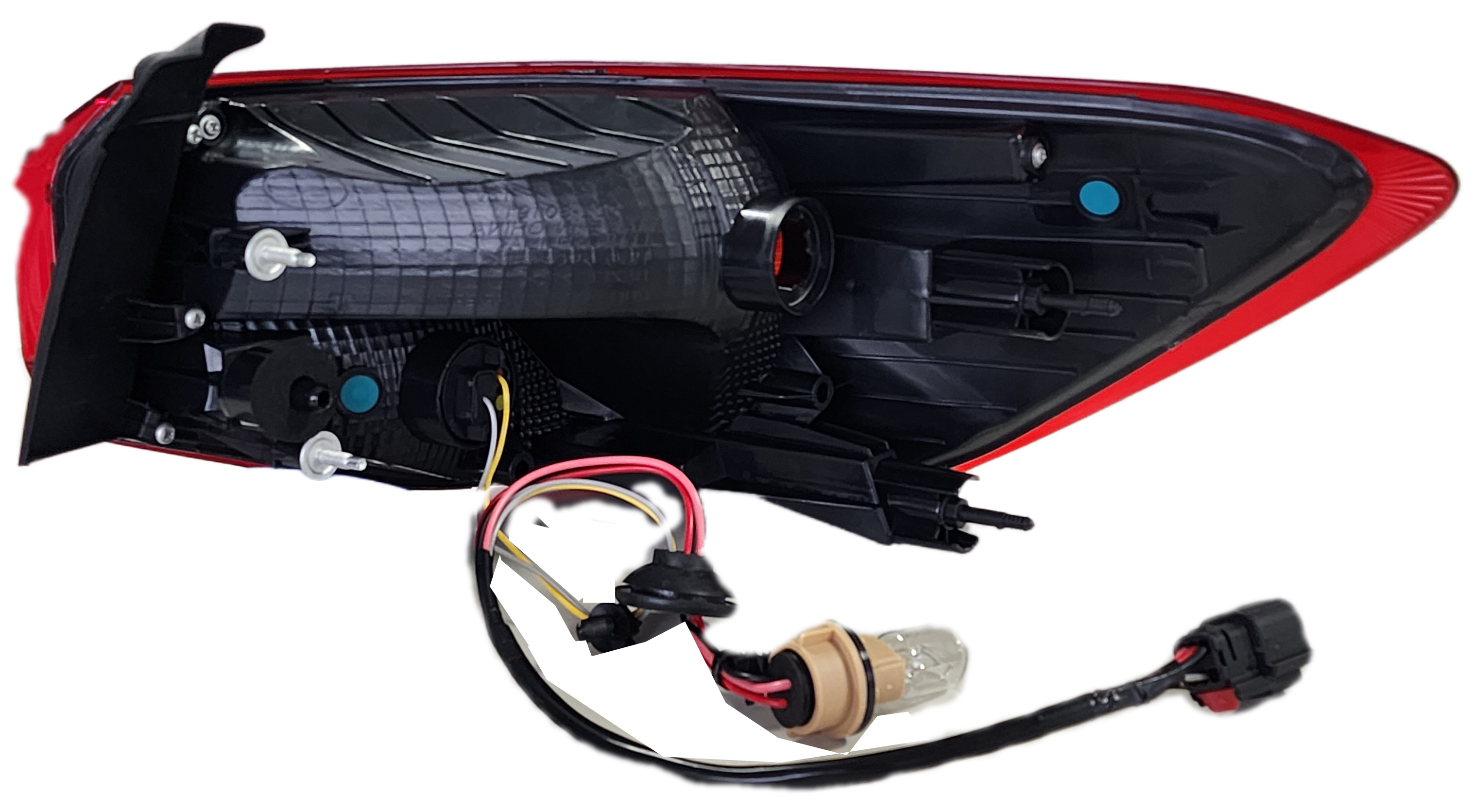 Faro trasero izquierdo para Chevrolet Onix Plus 2020 en Adelante 4 Ptas exterior sin LED