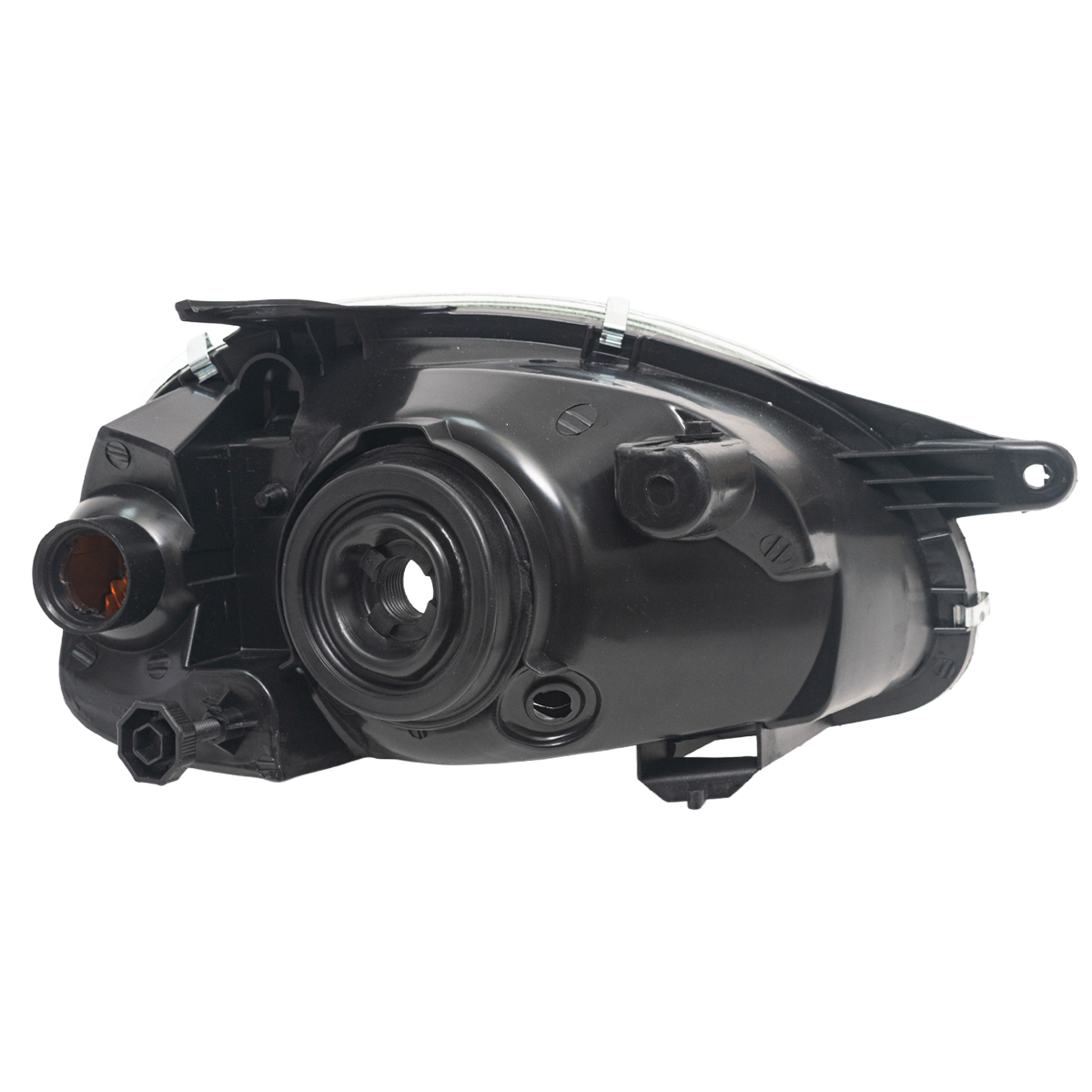 Óptica para Chevrolet Corsa Classic Desde 2000 izquierda Vidrio Liso Casco negro
