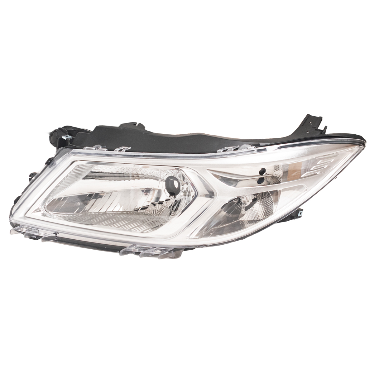 Óptica para Chevrolet Onix / Prisma 2013 / 2016 izquierda Fondo cromado