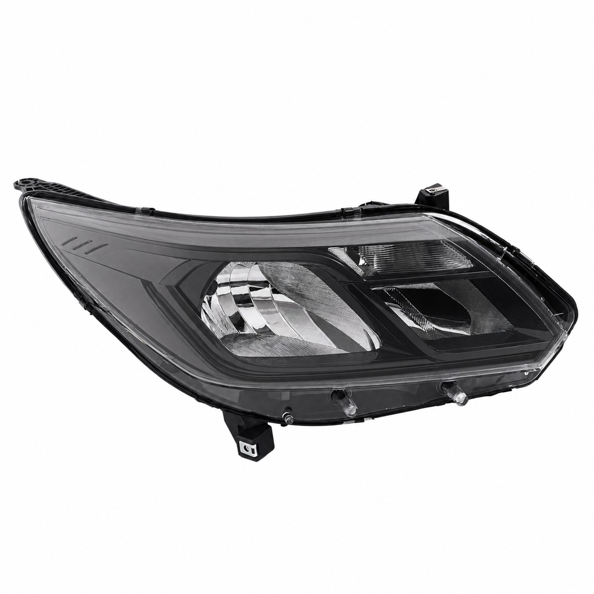 Óptica para Chevrolet S-10 2017 / 2024 Manual F / negro (Ls / Lt) derecha
