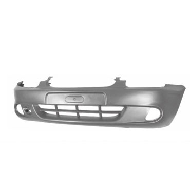 Paragolpe para Chevrolet Corsa Classic 2000 en Adelante delantero negro Liso con Agujero