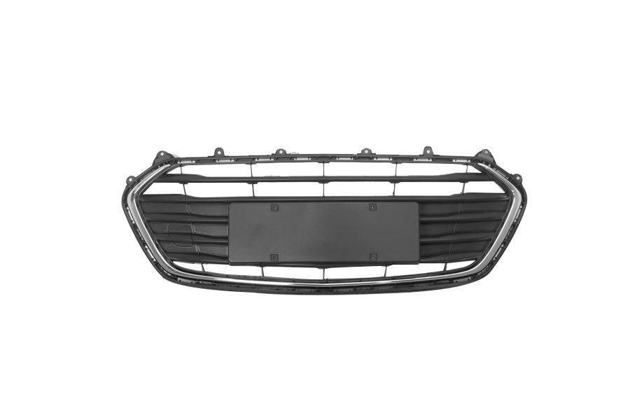 Grilla inferior de Paragolpe para Chevrolet Tracker Desde 2017 delantero Marco cromado