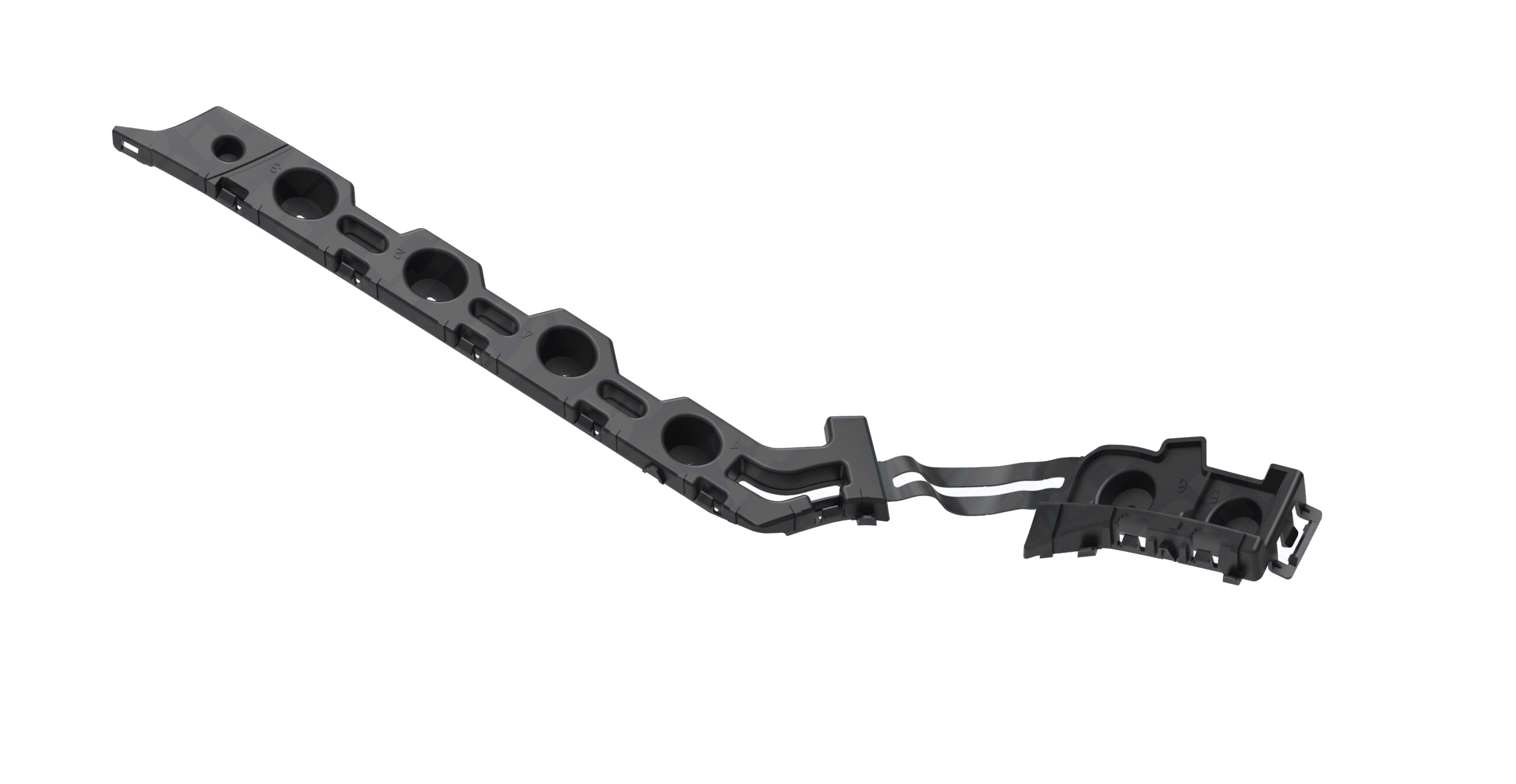 Soporte de Paragolpe para Chevrolet Onix Plus 20 / 4 Puertas trasero derecho