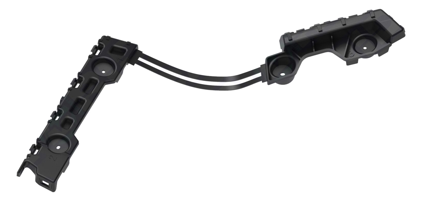 Soporte de Paragolpe para Chevrolet Onix 2020 / 2022 trasero 5 Puertas Guia derecho