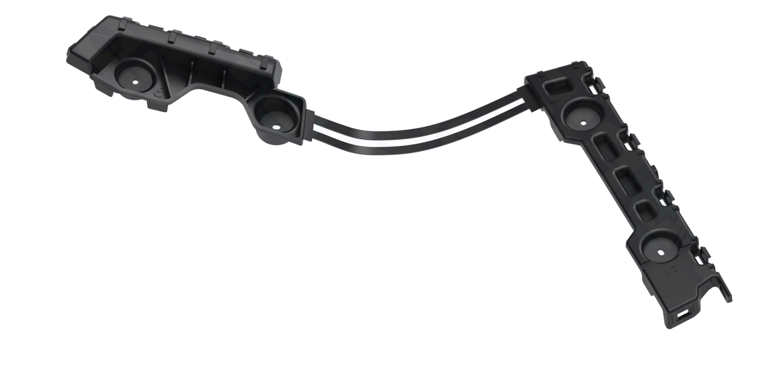 Soporte de Paragolpe para Chevrolet Onix 2020 / 2022 trasero 5 Puertas Guia izquierdo