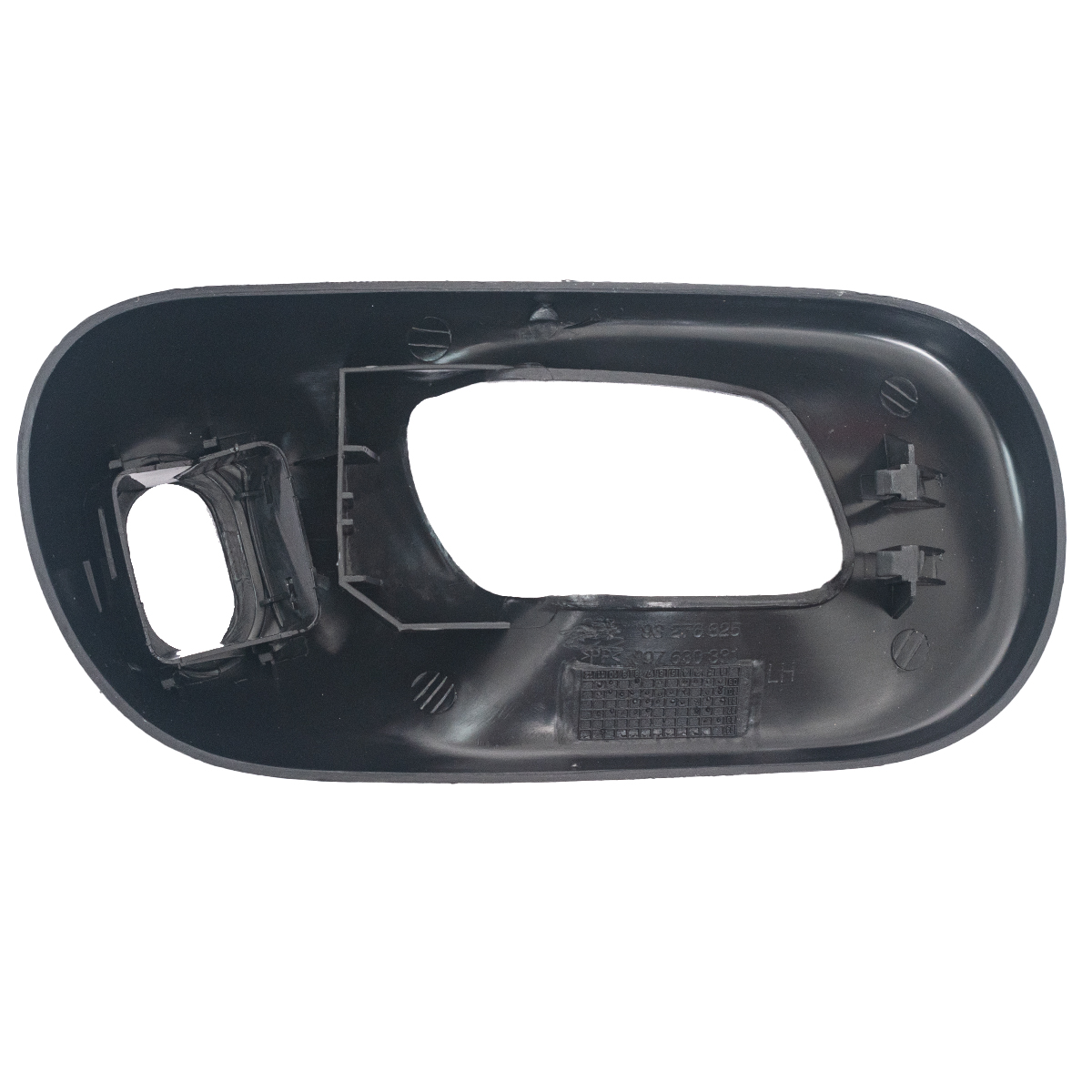 Manija interior para Chevrolet Corsa 1994 en Adelante Marco negro con Agujero para Tecla trasera izquierda