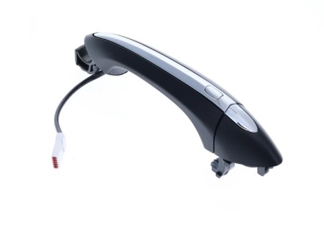 Manija exterior para Chevrolet Cruze 2016 / 2022 delantera negra con Moldura cromada con Sensor izquierda