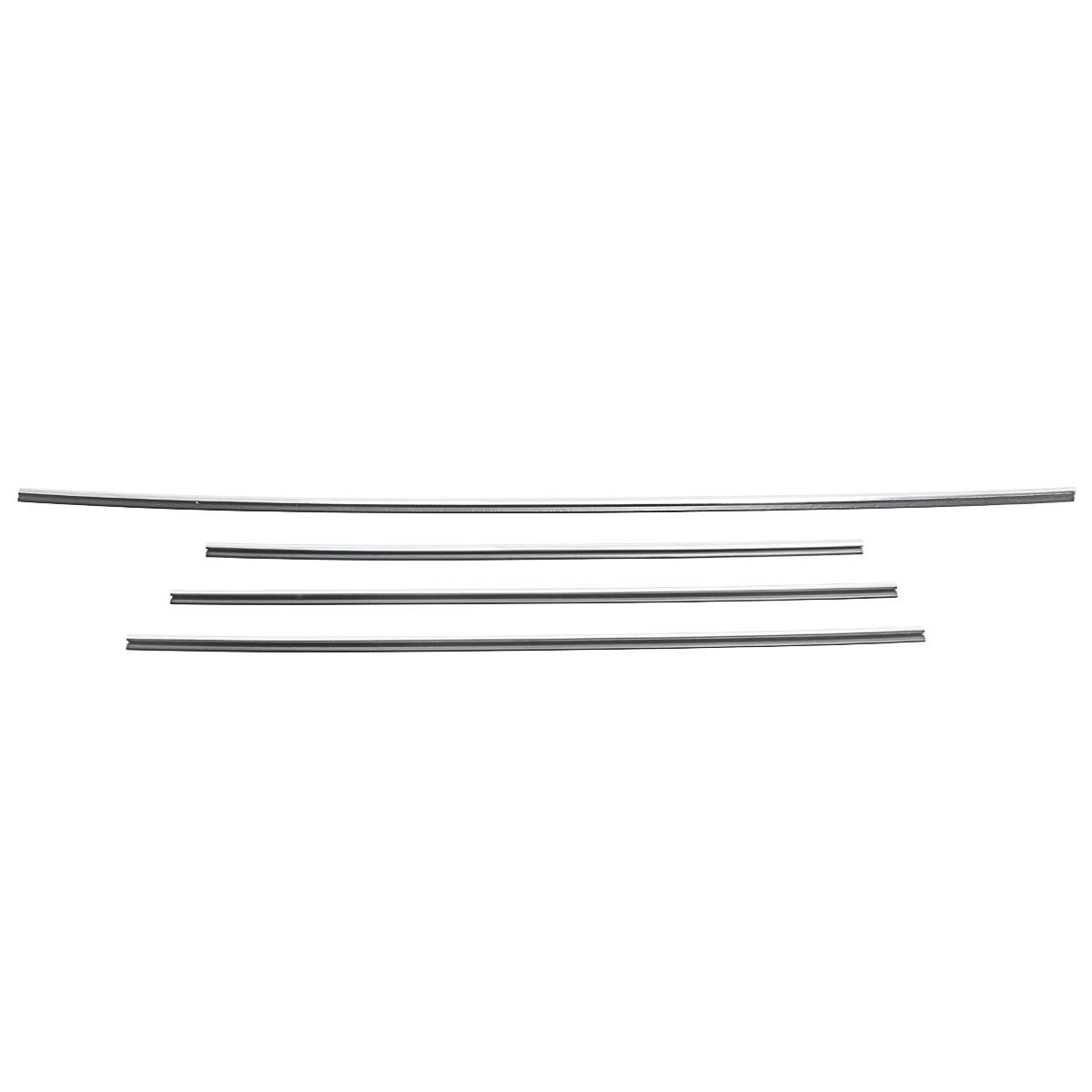 Moldura de Frente y Cola para Peugeot 307 Desde 2006 Mold cromadas Rejilla Parag Juego X 4