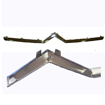 Moldura de Frente y Cola para Citroën C4 2007 / 2013 Paragolpe del inferior cromada