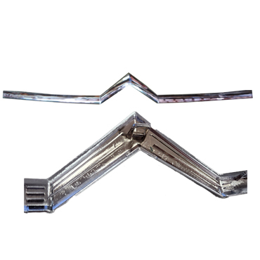 Moldura de Frente y Cola para Citroën C4 2007 / 2013 Capot superior cromado