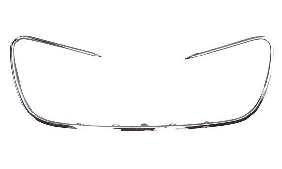 Moldura exterior para Peugeot Frente-Cola 508 2012 / 2015 Moldura Grilla Central Parag cromada