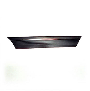 Moldura Lateral Autoadhesiva para Peugeot 504 Gr Ii gris / negro Guardabarro delantero Izquier