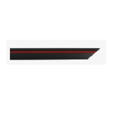Moldura Lateral Autoadhesiva para Peugeot 504 Pick-Up negro / Roja Juego