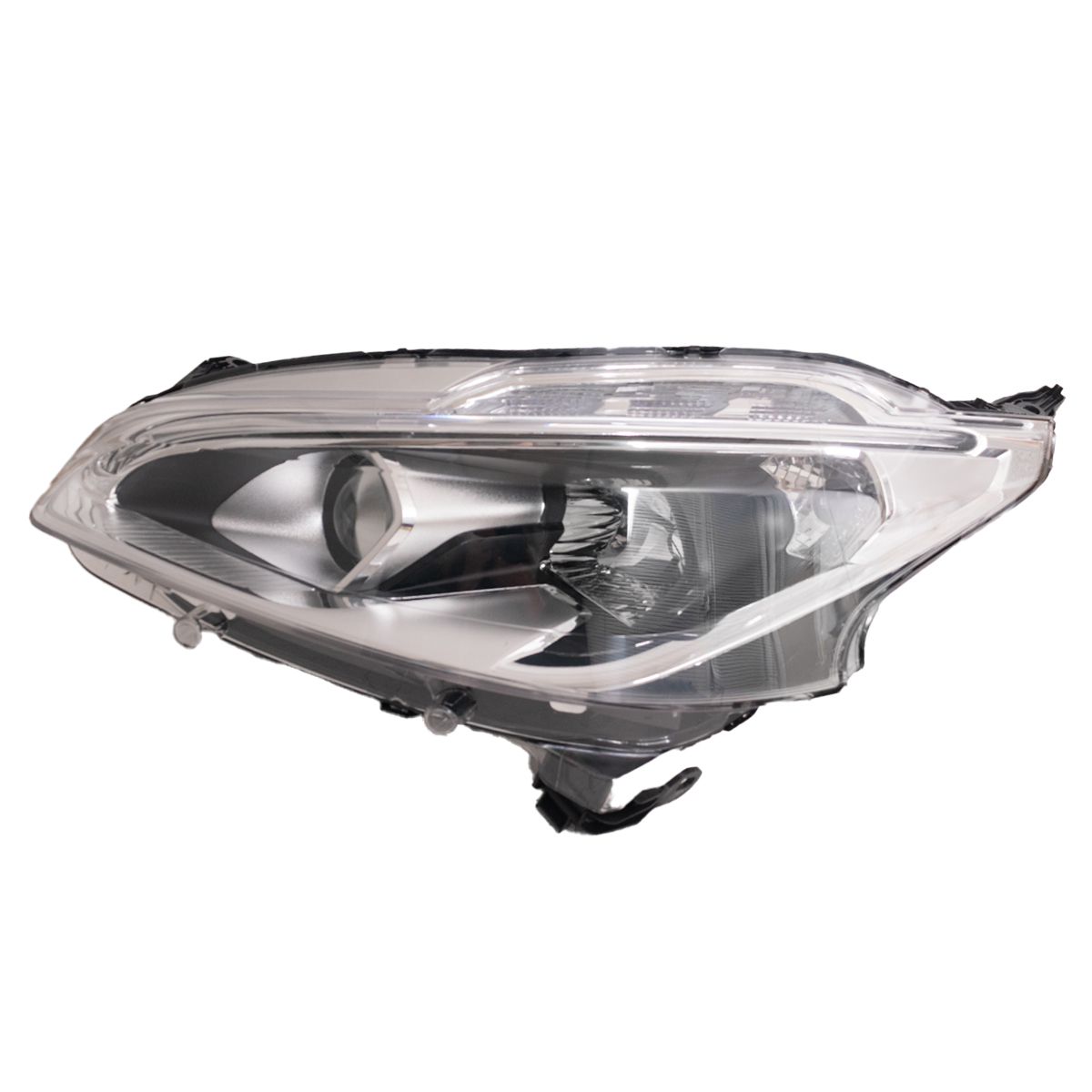 Óptica para Peugeot 208 Desde 2016 izquierda Fondo negro con Lupa con LED