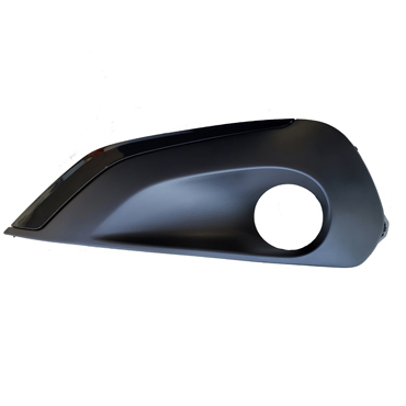 Grilla para Peugeot Paragolpe / Parante / Capot 208 Desde 2016 Lateral P / Faro con Mold negra izquierda