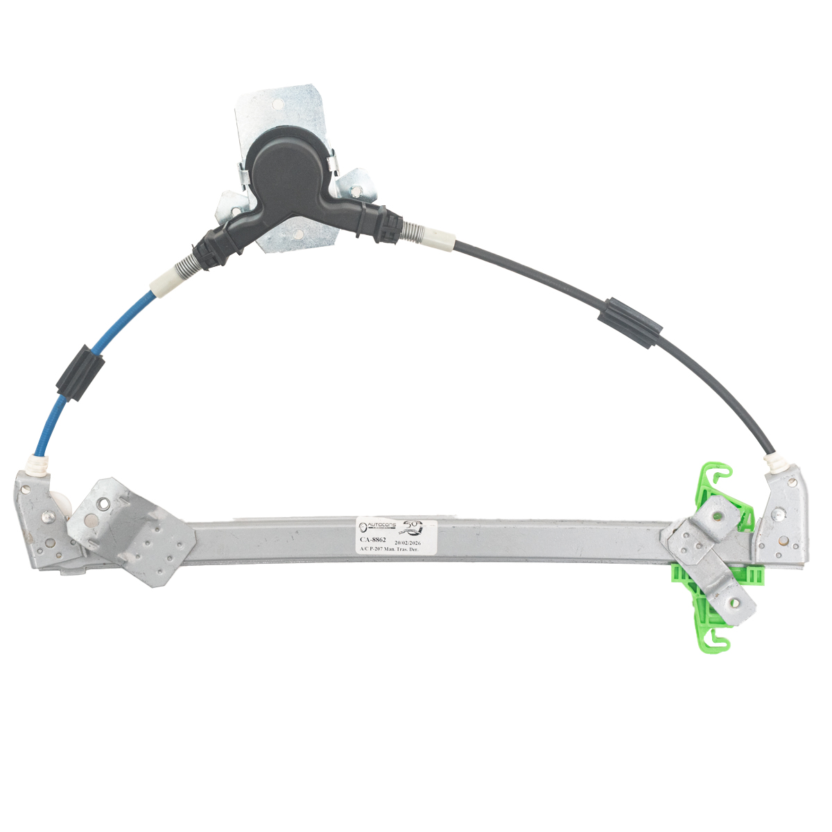 Máquina Levanta Cristal para Peugeot 207 Desde 2008 trasera 5 Puertas Manual derecha