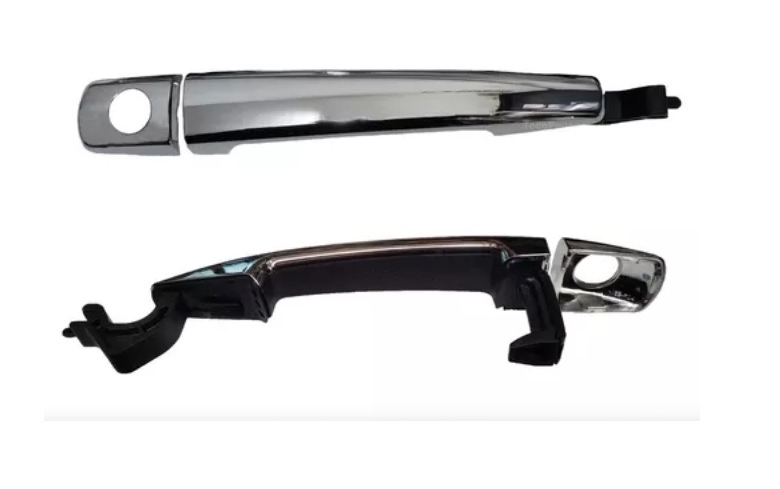 Manija exterior para Citroën C3 2008 / 2019 delantera cromada con Agujero