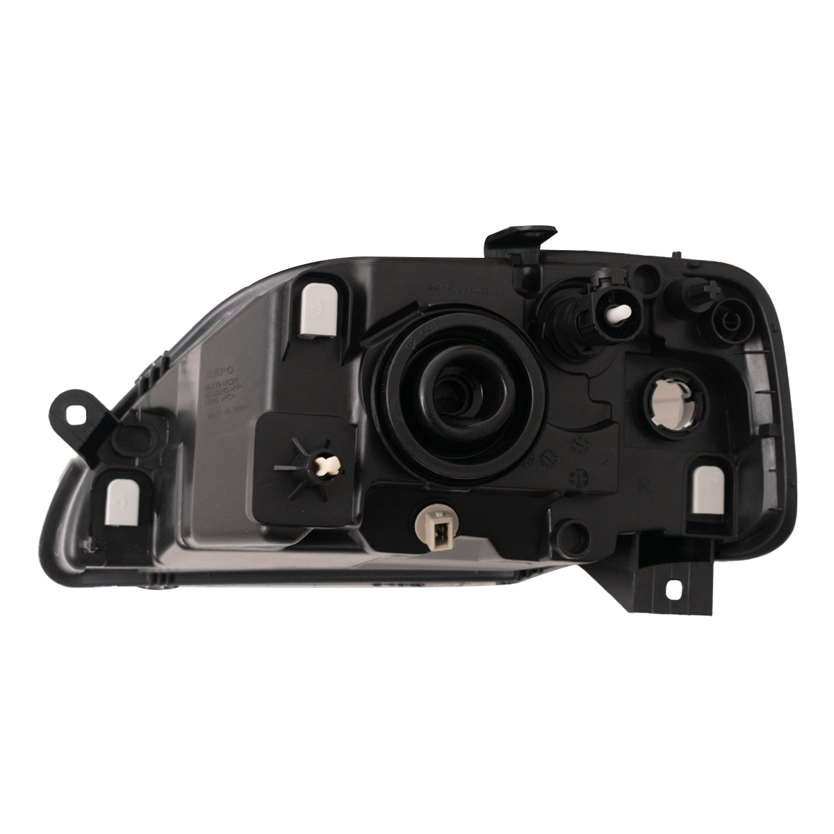 Óptica para Renault Logan 2007 / 2009 derecha cromada