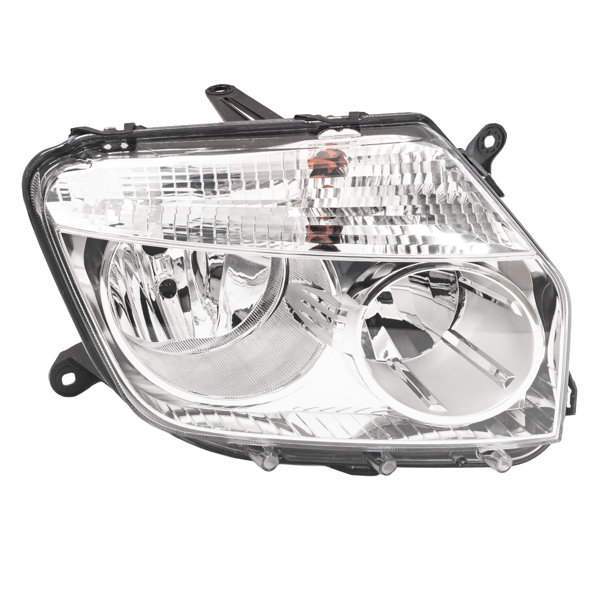Óptica para Renault Duster 2011 / 2014 derecha Fondo cromado