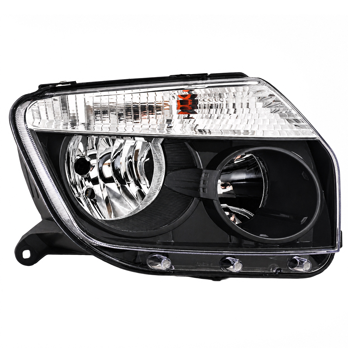 Óptica para Renault Duster 2011 / 2014 derecha Fondo negro