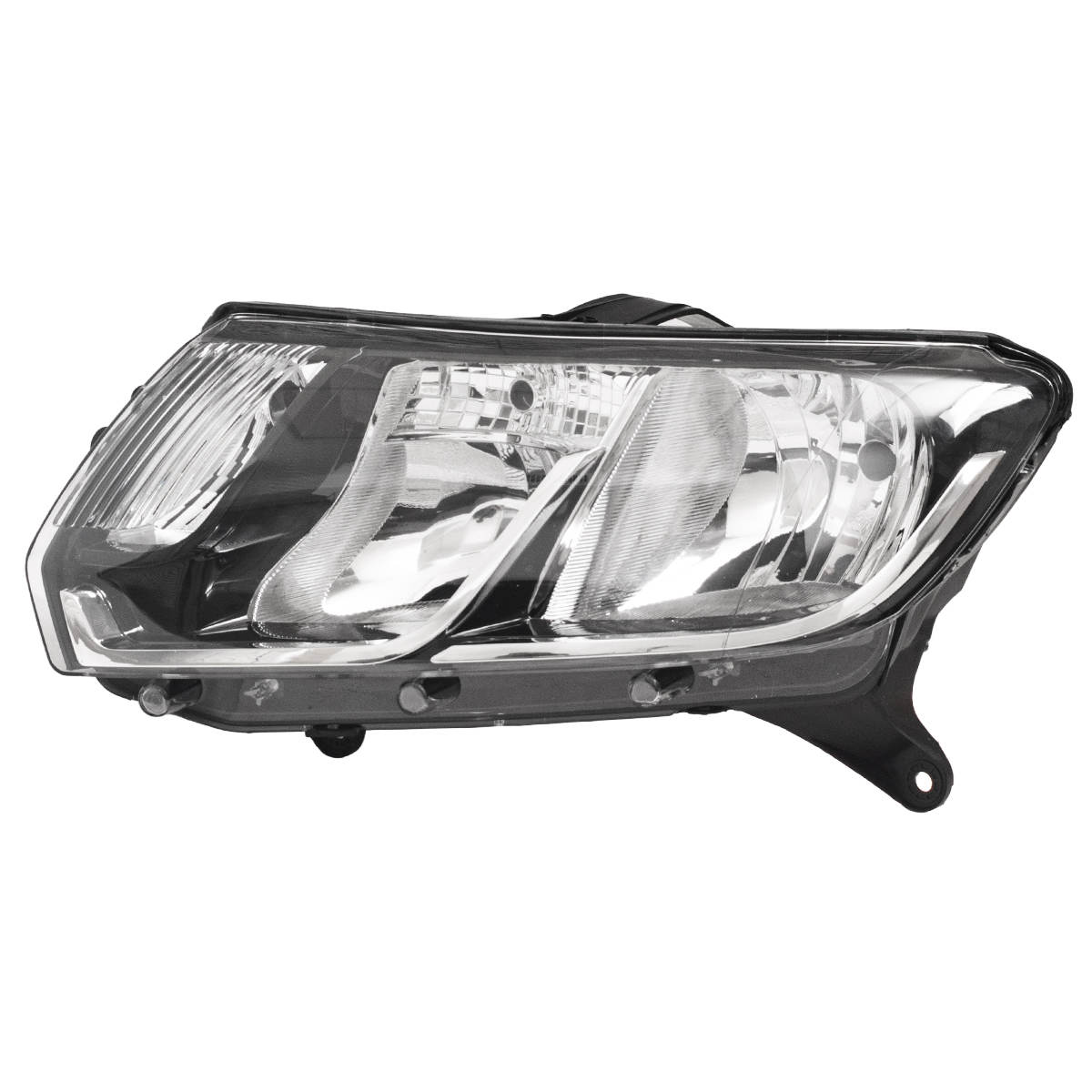 Óptica para Renault Logan Desde 2014 Sandero Desde 2014 F / negro Aro cromado Luz Posicion W5W izquierdo