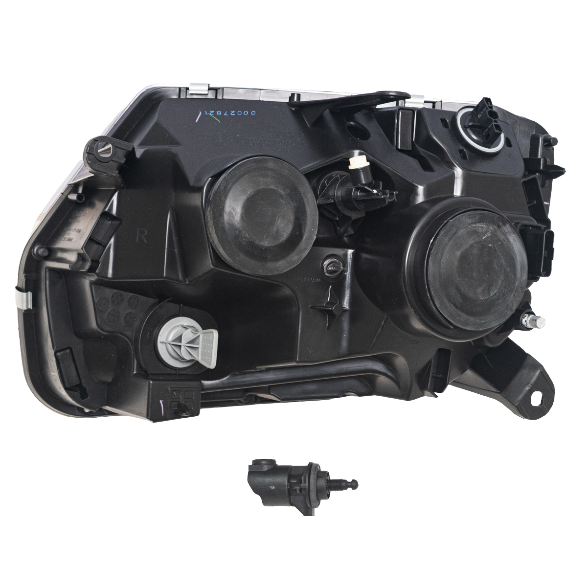 Óptica para Renault Duster Ii Desde 2015 derecha Oroch Fondo negro con Difusor Azul