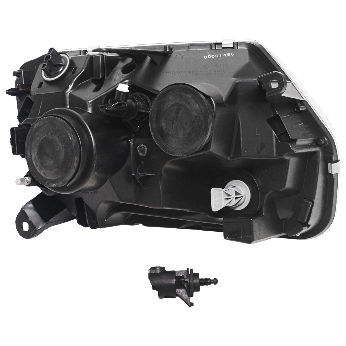 Óptica para Renault Duster Ii Desde 2015 izquierda Oroch Fondo negro con Difusor Azul