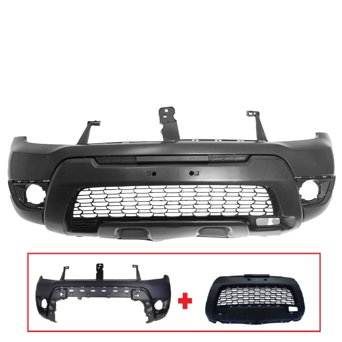 Paragolpe para Renault Duster Oroch 2015 / 2020 delantero Completo
