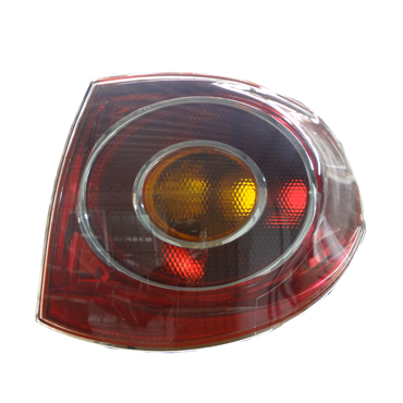 Faro trasero derecho para Volkswagen Suran 2003 A 2009 exterior B / negro