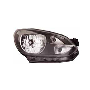 Óptica para Volkswagen Up! 2014 / 2016 derecha Fondo negro con Vira negra