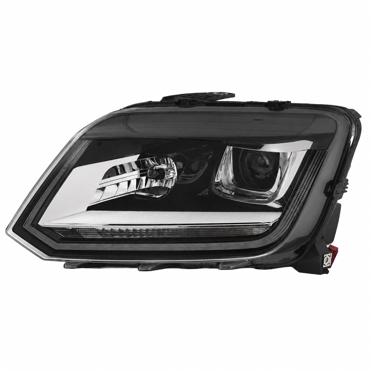 Óptica para Volkswagen Amarok 2017 / 2023 con LED y Lupa izquierda