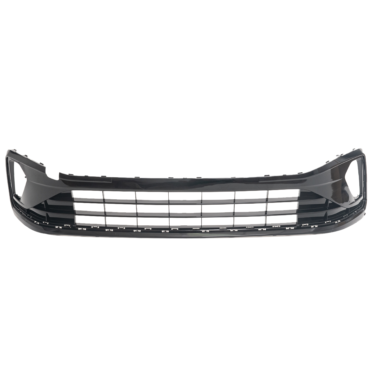 Grilla Central de Paragolpe para Volkswagen Virtus Desde 2024 Black Piano para Faro delantero