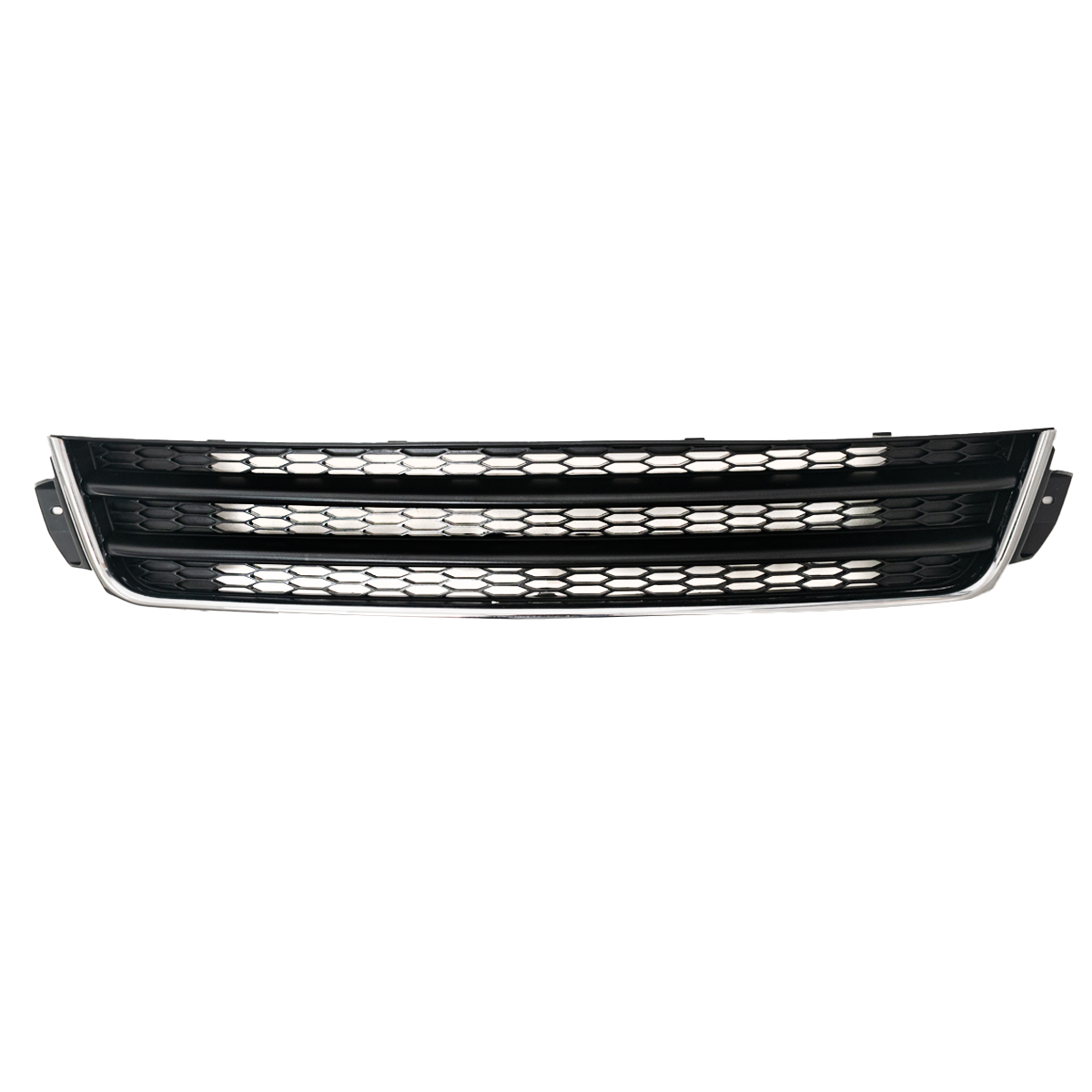 Grilla Central de Paragolpe para Volkswagen Gol Trend / Voyage 2008 / 2012 con Viras cromadas