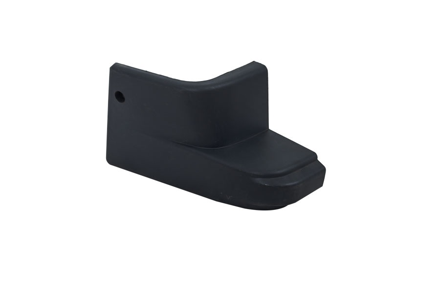 Puntera de Paragolpe para Volkswagen Saveiro 1991 / 1993 negra trasera izquierda