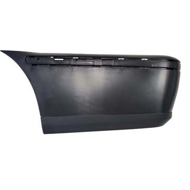 Puntera de Paragolpe para Volkswagen Saveiro 1999 / 2005 negra trasera derecha
