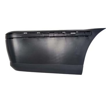 Puntera de Paragolpe para Volkswagen Saveiro 1999 / 2005 negra trasera izquierda
