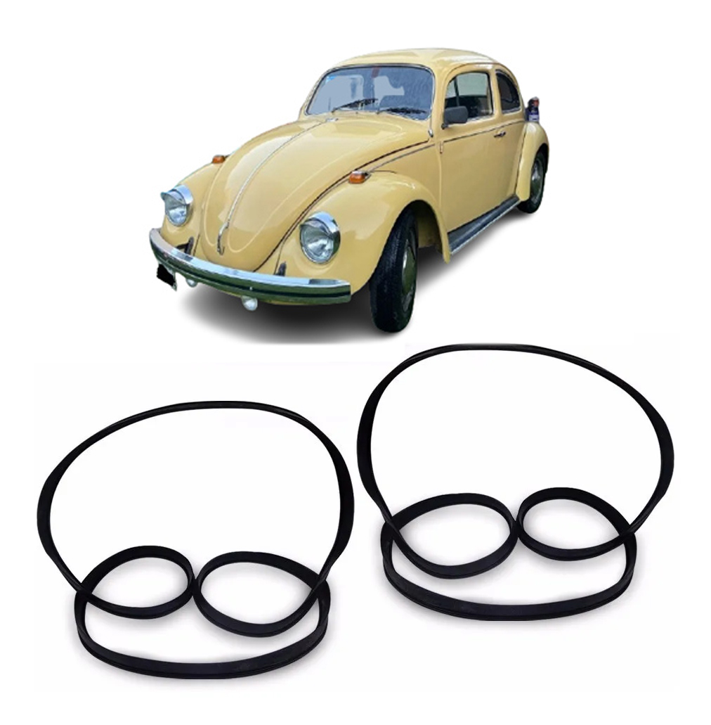 Burletes de luneta y Parabrisa Escarabajo / Fusca Ventana Fija Jgo