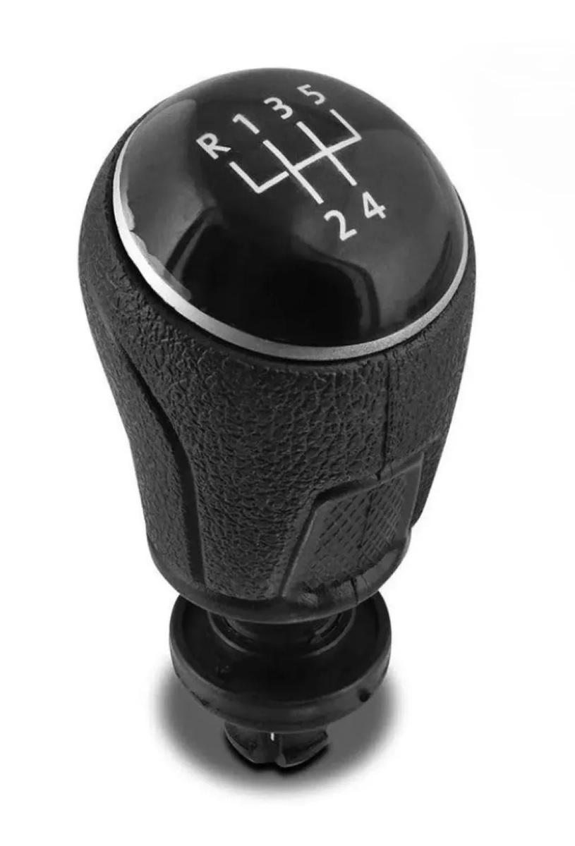 Bochas Palanca de Cambio Gol Trend 2013-2015 / Fox 2010-2015 negra con Aro cromado