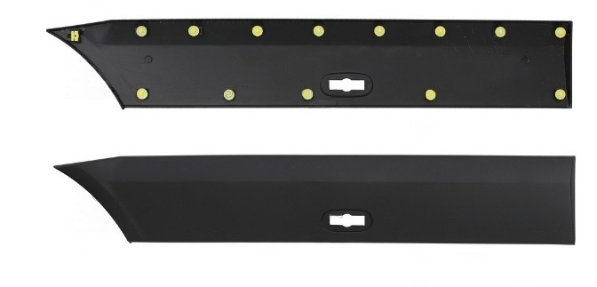 Moldura Lateral Autoadhesiva para Mercedes-Benz Sprinter 2012 / 2019 Guardabarro trasero Anterior 117X20 izquierda