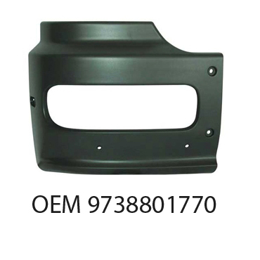 Puntera de Paragolpe para Mercedes-Benz Atego 2006 / 2013 delantera derecha Ancha