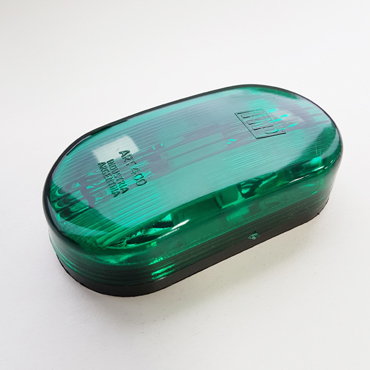 Faro Delimitador Verde AP-400-M 104X52X27