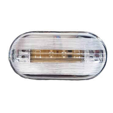 Faro Delimitador LED Bivolt Cristal Ap- 400 6 LED 75 mm