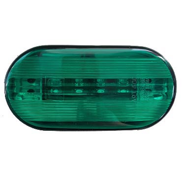 Faro Delimitador LED Verde AP-400 Lampara 6 LED Bivoltaje 75 mm