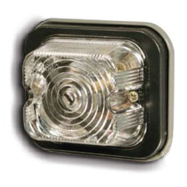 Faro Delimitador Cuadrado 5 / 15 W Cristal AP-640 M
