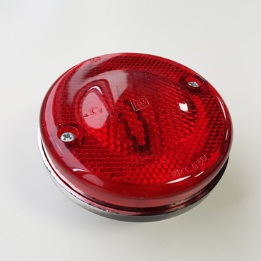 Faro Delimitador Liso Aplique Rojo AP-630 88X33