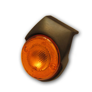 Faro Delimitador Flexible Liso Ambar AP-630-F 117X91