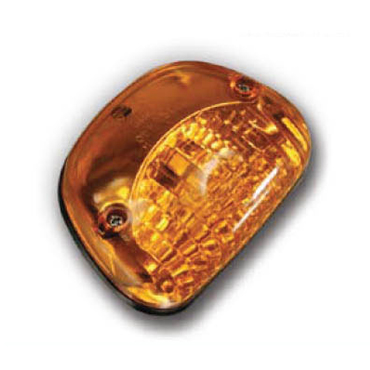 Faro Delimitador Techo Transparente Ambar AP-440