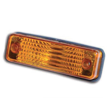 Faro Delimitador Rectangular Policarb Ambar AP-550