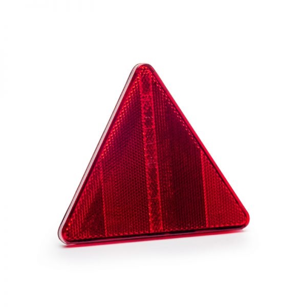 Faro Delimitador Reflectivo Triangular Rojo Autoadhesivo AP-303