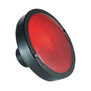 Faro trasero para Redondo Base negra Rojo AP-931 Us 130 mm